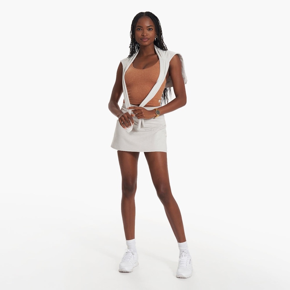 Vuori Grey Halo Performance Skirt